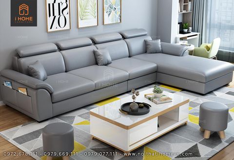 Ghế sofa da Hàn Quốc góc L SF 5045