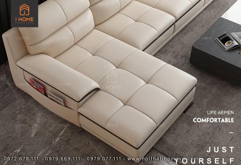 Ghế sofa da Hàn Quốc góc L SF 5046