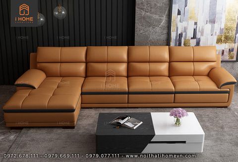 Ghế sofa da Hàn Quốc góc L SF 5046