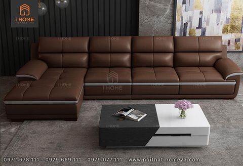 Ghế sofa da Hàn Quốc góc L SF 5046