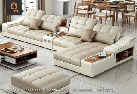 Ghế sofa da Hàn Quốc góc L SF 5047