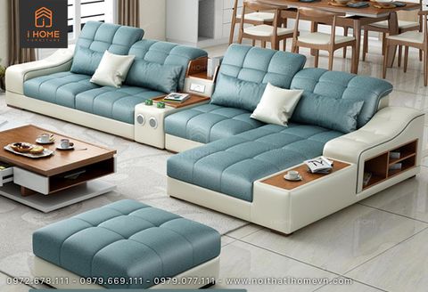 Ghế sofa da Hàn Quốc góc L SF 5047