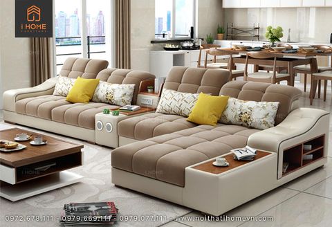 Ghế sofa da Hàn Quốc góc L SF 5047