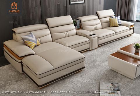 Ghế sofa da Hàn Quốc góc L SF 5048