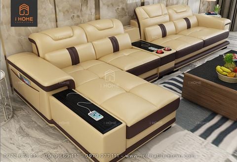 Ghế sofa da Hàn Quốc góc L SF 5051