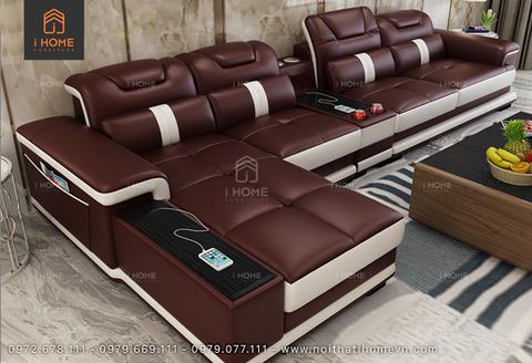 Ghế sofa da Hàn Quốc góc L SF 5051