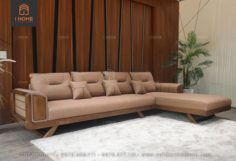 Ghế sofa gỗ nệm phòng khách SF 5043