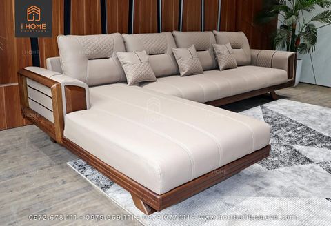 Ghế sofa gỗ nệm phòng khách SF 5043