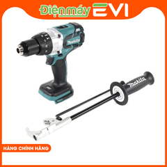 Máy khoan pin cầm tay Makita DHP481Z Có khả năng khoan và vặn vít đòi hỏi khắt khe nhất trong gỗ, nề và kim loại. Mô-men xoắn khóa 125Nm Max mang lại sức mạnh vô địch