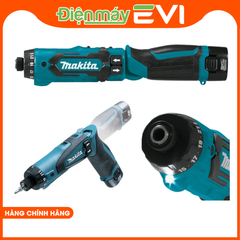 Máy vặn vít pin cầm tay Makita Có công tắc chuyển tiếp / đảo ngược ở mặt bên của thân máy. Có độ chính xác mô-men xoắn cao nhờ vào “Hệ thống tự động dừng” và “Bộ ly hợp tự động dừng”