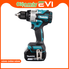 Máy khoan pin cầm tay Makita DDF486Z Tăng hiệu suất trong các ứng dụng tải nặng liên tục nhờ động cơ không chổi than mạnh mẽ