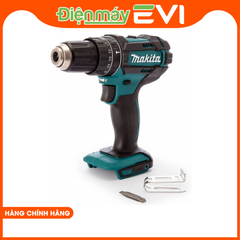 Máy khoan pin cầm tay Makita DHP482Z Tốc độ đập cao/ thấp 0 – 28500 / 0 – 9000 l/p. Lực siết tối đa cứng và mềm 62Nm / 36Nm