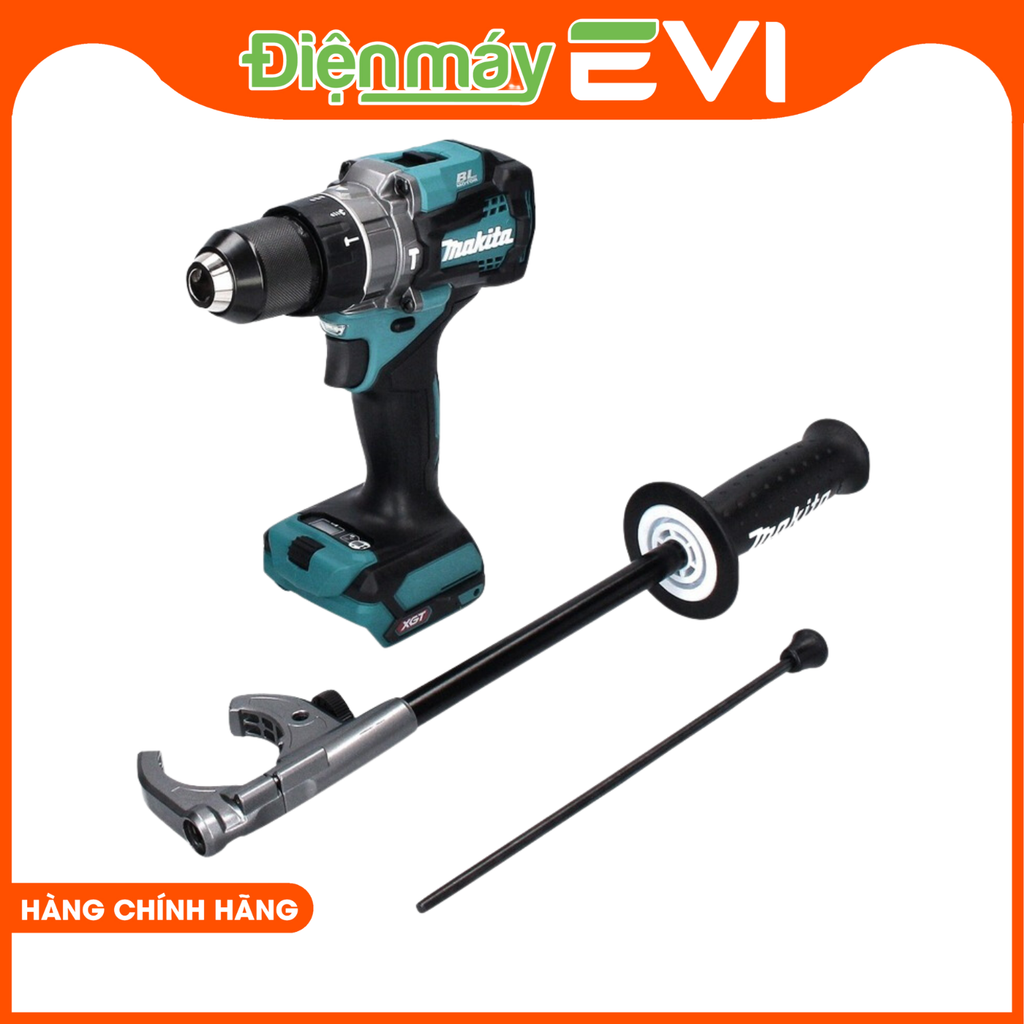 Máy khoan pin cầm tay Makita HP001GZ Lực siết tối đa lên đến 140/68Nm giúp đảm bảo độ chắc chắn của các vật liệu sau khi vặn vít.