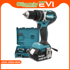 Máy khoan pin cầm tay Makita DHP484RTE Công suất khoan và vặn vít mạnh mẽ. Có khả năng điều chỉnh tốc độ và lực siết
