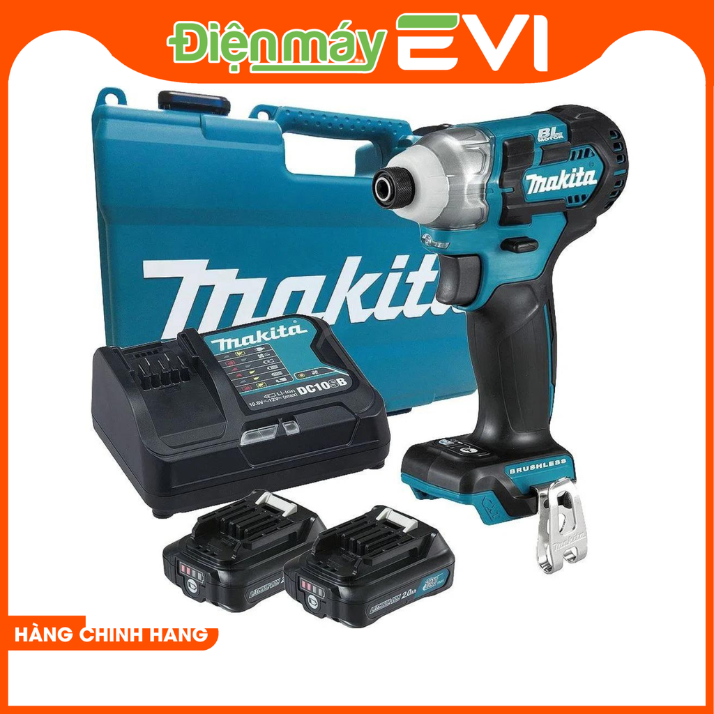 Máy bắn vít chuyên vít pin Makita TD111DSAJ Máy bắt vít có thể điều chỉnh tốc độ vặn vít, phù hợp với từng nhiệm vụ cụ thể. Đi kèm với 02 pin 2.0 và sạc, sản phẩm cung cấp nguồn năng lượng liên tục và đáng tin cậy