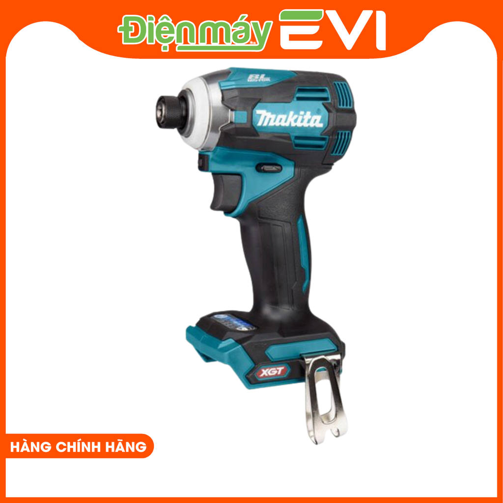 Máy bắn vít và chuyên vít pin Makita TD001GZ  Lực siết tối đa lên đến 220Nm. Khả năng : Ốc máy : M4 – M8 / Ốc tiêu chuẩn : M5 – M16 / Ốc đàn hồi cao : M5 – M14 / Ren thô (ren dài) : 22 – 125 mm / Chuôi lục giác : 6.35 mm