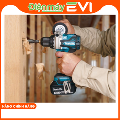 Máy khoan pin cầm tay Makita DDF486RTE Tăng mô-men xoắn ly hợp tối đa cho phép điều chỉnh mô-men xoắn ly hợp ngay cả khi siết chặt vào vật liệu cứng
