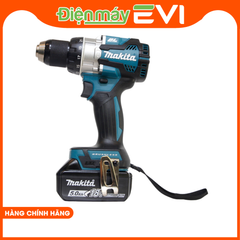 Máy khoan pin cầm tay Makita DHP489RTJ khoan tường, thép, gỗ với độ sâu lên đến 16mm, 13mm và 51mm