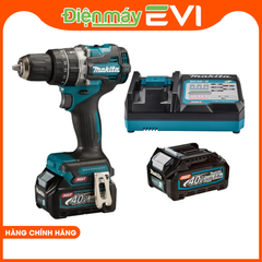 Máy khoan pin cầm tay Makita HP002GA201 Khả năng khoan và vặn vít đa dạng với nhiều loại vật liệu khác nhau, từ thép, gỗ, đến tường gạch