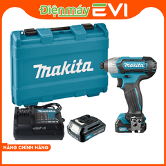 Máy chuyên vít bắn vít pin Makita TD110DSYE Mô-men xoắn lớn lên đến 110Nm, đảm bảo vặn được các loại vít khác nhau, bao gồm cả các loại vật liệu khó vặn như kim loại