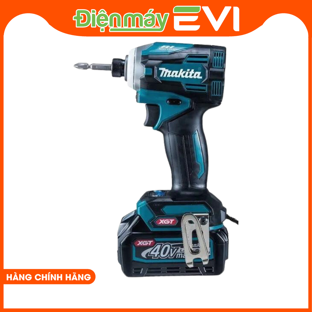 Máy bắn vít và chuyên vít pin Makita TD001GZ  Lực siết tối đa lên đến 220Nm. Khả năng : Ốc máy : M4 – M8 / Ốc tiêu chuẩn : M5 – M16 / Ốc đàn hồi cao : M5 – M14 / Ren thô (ren dài) : 22 – 125 mm / Chuôi lục giác : 6.35 mm