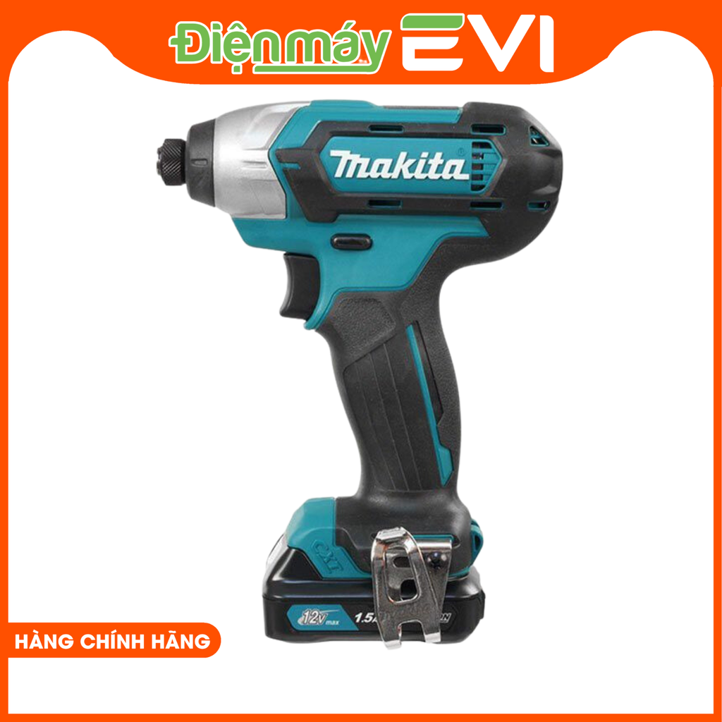 Máy bắn vít chuyên vít pin Makita TD110DSAE Mô-men xoắn lớn lên đến 110Nm, đảm bảo vặn được các loại vít khác nhau, bao gồm cả các loại vật liệu khó vặn như kim loại