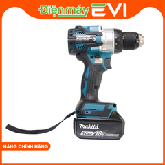 Máy khoan pin cầm tay Makita DHP489RTJ Có khả năng khoan được tường, thép và gỗ với độ sâu lên đến 16mm, 13mm và 51mm tương ứng