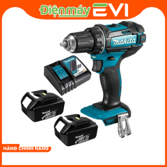 Máy khoan pin cầm tay Makita DHP482RAE Lực siết tối đa : Cứng / Mềm 62Nm / 36Nm, khả năng khoan : Thép/Gỗ/Tường:13/38/13 mm