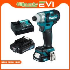 Máy bắn vít chuyên vít pin Makita TD111DSAJ Máy bắt vít có thể điều chỉnh tốc độ vặn vít, phù hợp với từng nhiệm vụ cụ thể. Đi kèm với 02 pin 2.0 và sạc, sản phẩm cung cấp nguồn năng lượng liên tục và đáng tin cậy