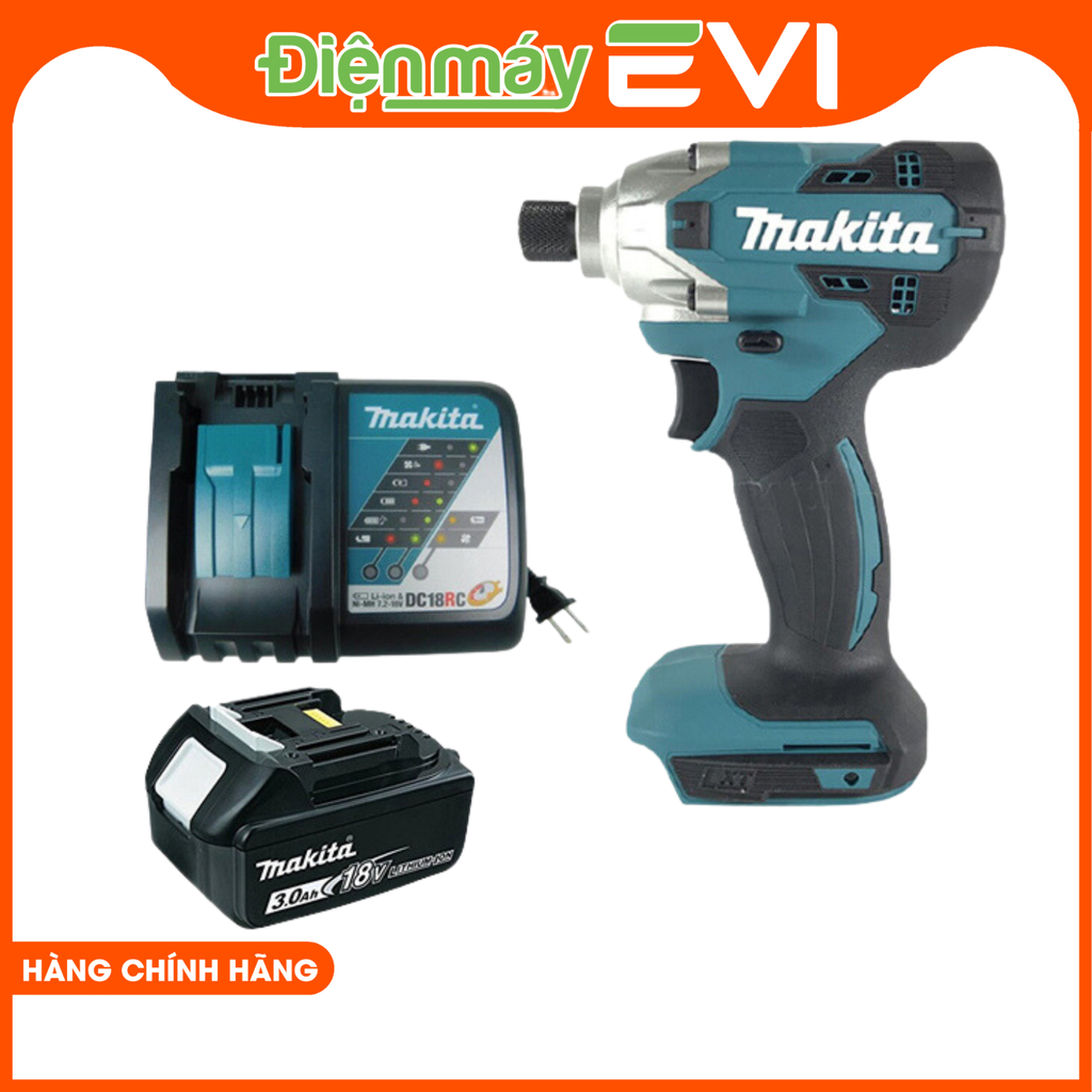 Máy bắn vít chuyên vít pin Makita DTD156SF1J  Tốc độ không tải tối đa 2800 vòng/phút kết hợp lực vặn tối đa 155Nm cùng tốc độ đập 3000 lần/phút