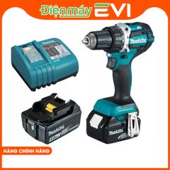 Máy khoan pin cầm tay Makita DDF484RTE Lực vặn tối đa lên tới 60N.m, giúp thực hiện các công việc lắp ráp, lắp đặt và sửa chữa dễ dàng và nhanh chóng