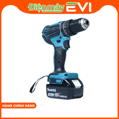 Máy khoan pin cầm tay Makita DHP485SFE Động cơ mạnh mẽ giúp khoan và vặn vít nhanh chóng và hiệu quả hơn