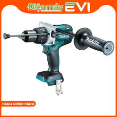 Máy khoan pin cầm tay Makita DHP481Z Có khả năng khoan và vặn vít đòi hỏi khắt khe nhất trong gỗ, nề và kim loại. Mô-men xoắn khóa 125Nm Max mang lại sức mạnh vô địch