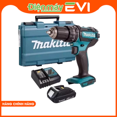 Máy khoan pin cầm tay Makita DHP482RAE Lực siết tối đa : Cứng / Mềm 62Nm / 36Nm, khả năng khoan : Thép/Gỗ/Tường:13/38/13 mm