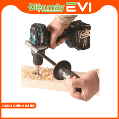 Máy khoan pin cầm tay Makita HP002GA201 Khả năng khoan và vặn vít đa dạng với nhiều loại vật liệu khác nhau, từ thép, gỗ, đến tường gạch