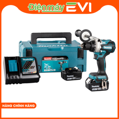 Máy khoan pin cầm tay Makita DDF486RTE Tăng mô-men xoắn ly hợp tối đa cho phép điều chỉnh mô-men xoắn ly hợp ngay cả khi siết chặt vào vật liệu cứng
