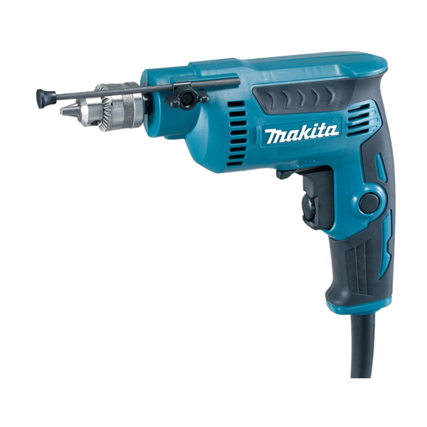 Máy khoan tốc độ Makita DP2010 Với tốc độ không tải lên đến 3000 vòng/phút. Khả năng khoan thép lên tới 6.5mm và gỗ 15mm