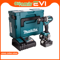 Máy khoan pin cầm tay Makita DDF484RTE Lực vặn tối đa lên tới 60N.m, giúp thực hiện các công việc lắp ráp, lắp đặt và sửa chữa dễ dàng và nhanh chóng