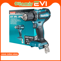 Máy khoan pin cầm tay Makita DDF485Z Động cơ BL cung cấp mô-men xoắn cực đại 50Nm (440 in.lbs.) giúp thực hiện các tác vụ nặng