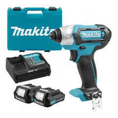 Máy chuyên vít bắn vít pin Makita TD110DSYE Mô-men xoắn lớn lên đến 110Nm, đảm bảo vặn được các loại vít khác nhau, bao gồm cả các loại vật liệu khó vặn như kim loại