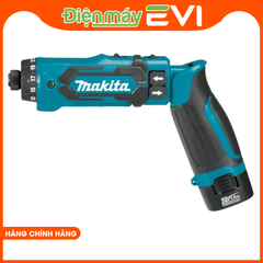 Máy vặn vít pin cầm tay Makita Có công tắc chuyển tiếp / đảo ngược ở mặt bên của thân máy. Có độ chính xác mô-men xoắn cao nhờ vào “Hệ thống tự động dừng” và “Bộ ly hợp tự động dừng”