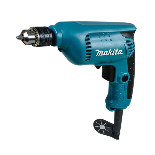 Máy khoan điện Makita 6412 Khả năng khoan đường kính lớn, lên đến 10mm cho các vật liệu khác nhau như thép, gỗ, nhựa, vv