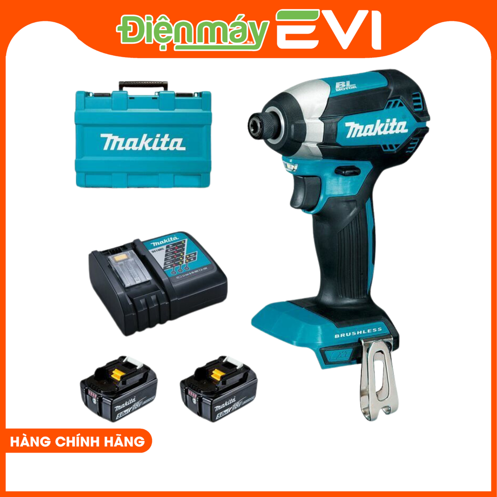 Máy bắn vít chuyên vít pin Makita DTD153RTE Công suất lớn với lực xoắn cực đại 170N.m.  Dễ dàng điều chỉnh tốc độ với 5 chế độ để phù hợp với từng loại vít và tốc độ đập tối đa lên đến 3,800 lần/phút