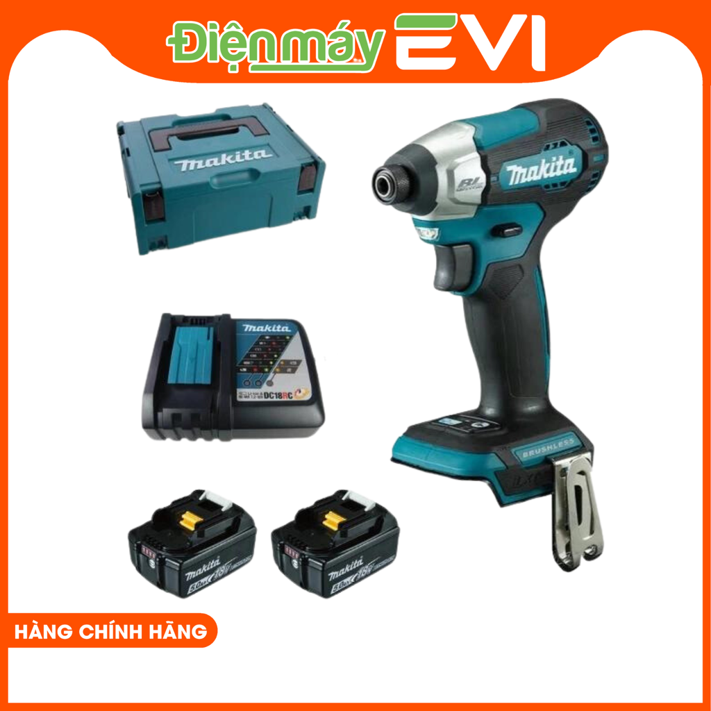 Máy bắn vít chuyên vít pin Makita DTD157RTJ Công suất lớn với lực siết tối đa 140Nm. Tốc độ đập và không tải cao/ thấp giúp linh hoạt trong việc điều chỉnh độ mạnh yếu cho phù hợp với từng công việc