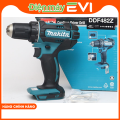 Máy khoan pin cầm tay Makita DDF482Z Tốc độ không tải cao / thấp giúp điều chỉnh linh hoạt tốc độ khoan và vặn vít phù hợp với nhu cầu sử dụng