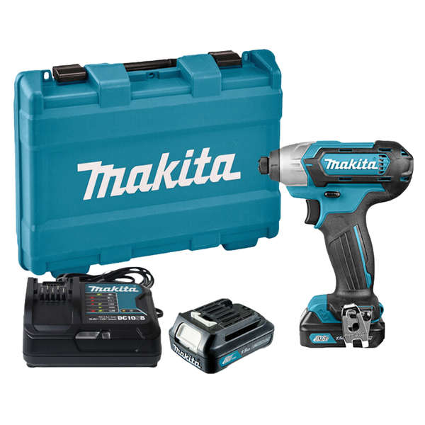 Máy chuyên vít bắn vít pin Makita TD110DSYE Mô-men xoắn lớn lên đến 110Nm, đảm bảo vặn được các loại vít khác nhau, bao gồm cả các loại vật liệu khó vặn như kim loại