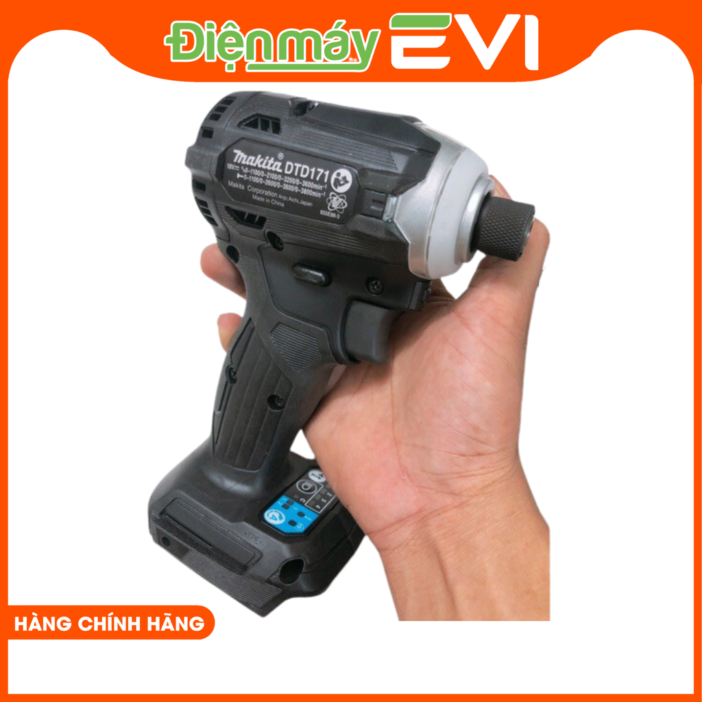 Máy bắn vít chuyên vít pin Makita DTD171ZB Lực siết tối đa lên đến 180Nm. Công suất mạnh mẽ với khả năng vặn các loại ốc, ren có độ cứng và đàn hồi khác nhau