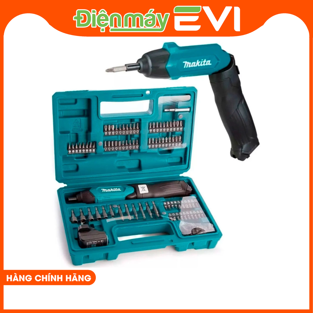 Máy vặn vít pin cầm tay Makita DF001DW Công suất mạnh mẽ và độ bền cao. Thời gian sạc pin rất nhanh, chỉ khoảng 30 phút để sạc đầy pin