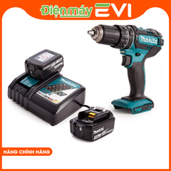 Máy khoan pin cầm tay Makita DHP482RFE Có khả năng khoan được nhiều loại vật liệu khác nhau như thép, gỗ và tường, giúp người dùng linh hoạt trong các công việc khoan và bắt vít