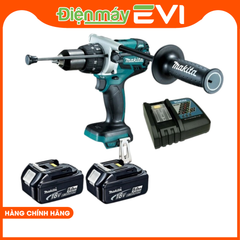 Máy khoan pin cầm tay Makita DDF486RTE Tăng mô-men xoắn ly hợp tối đa cho phép điều chỉnh mô-men xoắn ly hợp ngay cả khi siết chặt vào vật liệu cứng
